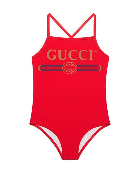 gucci one piece swimsuit red|Gucci mickey bikini.